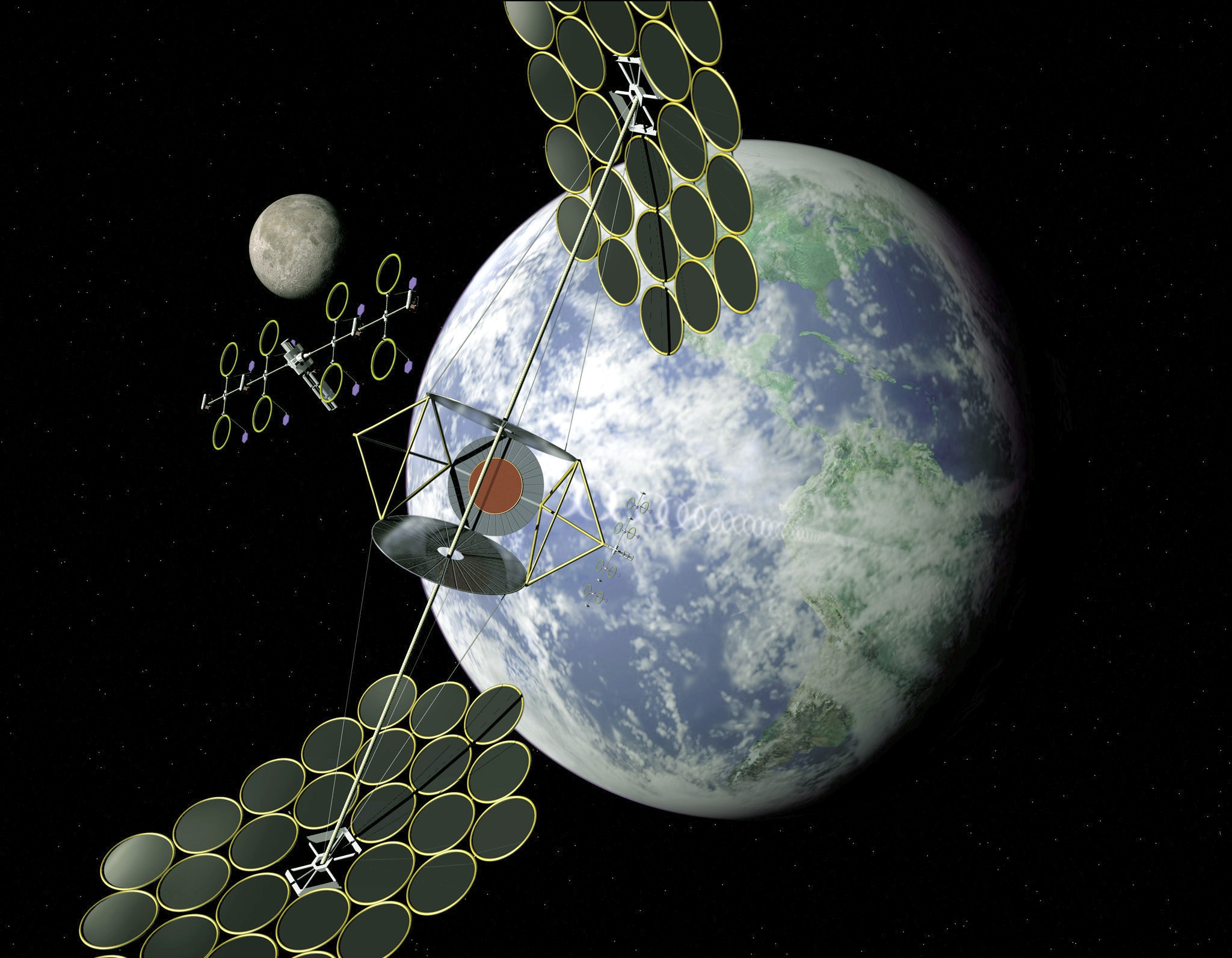 SPS NASA Integrated Symmetrical Concentrator SPS