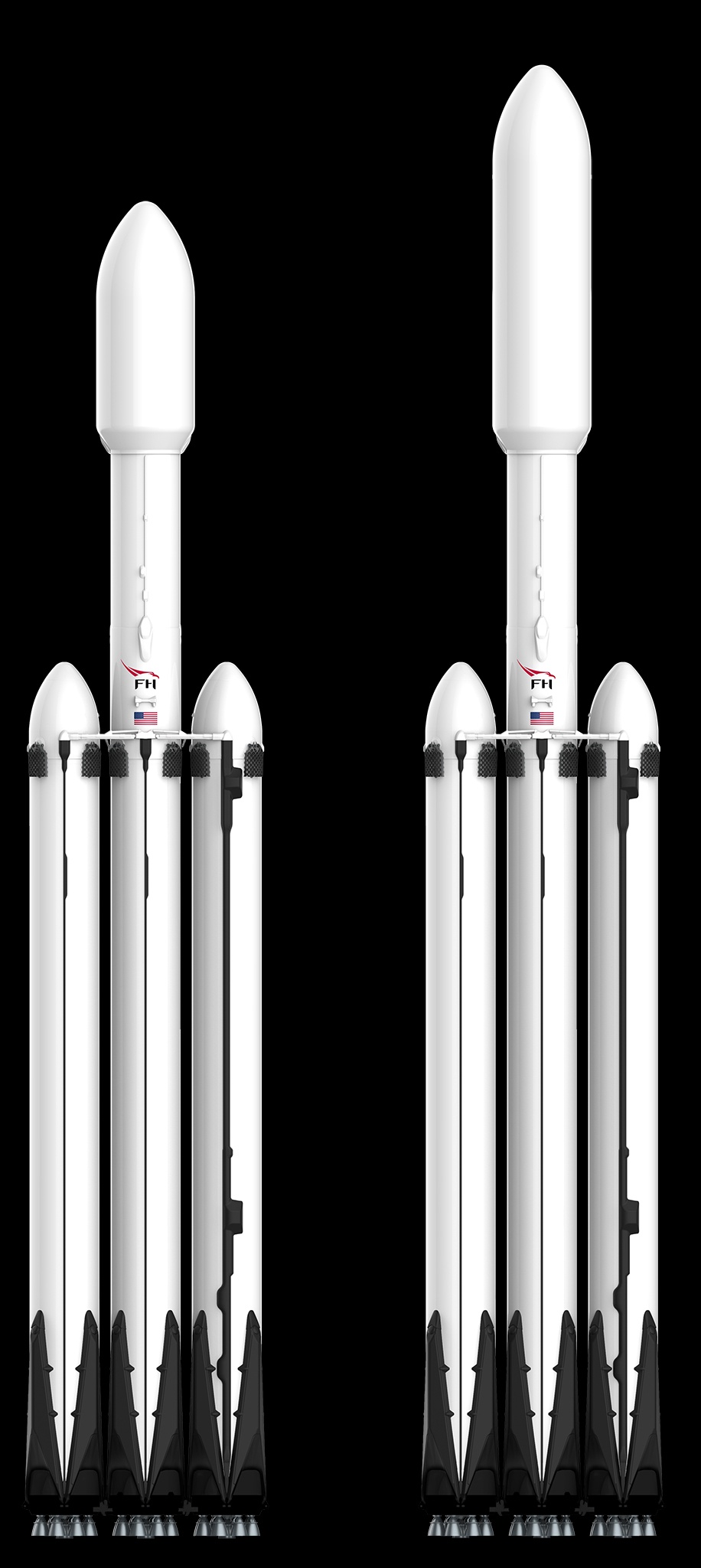 Falcon Heavy Nuovo Fairing SpaceX ULA