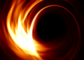 Galleria di modelli. Per risalire ai parametri delle sorgenti astronomiche osservate, le immagini vengono comparate con dei modelli come questo, simulati precedentemente al computer. (Credit: EHT)