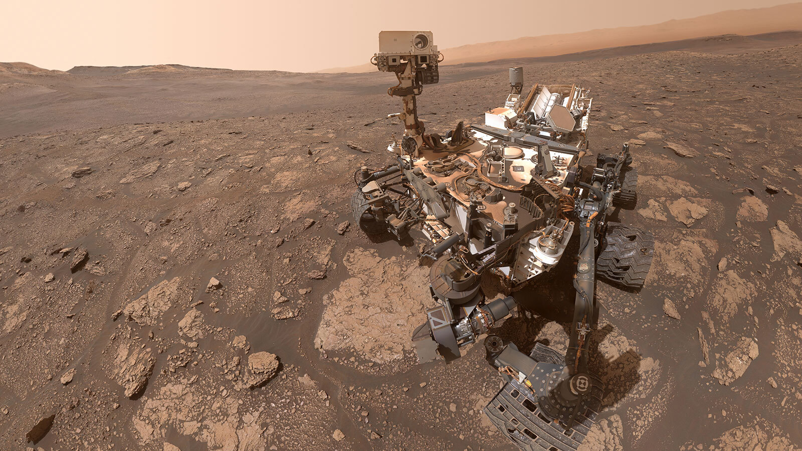 Curiosity Selfie Marte