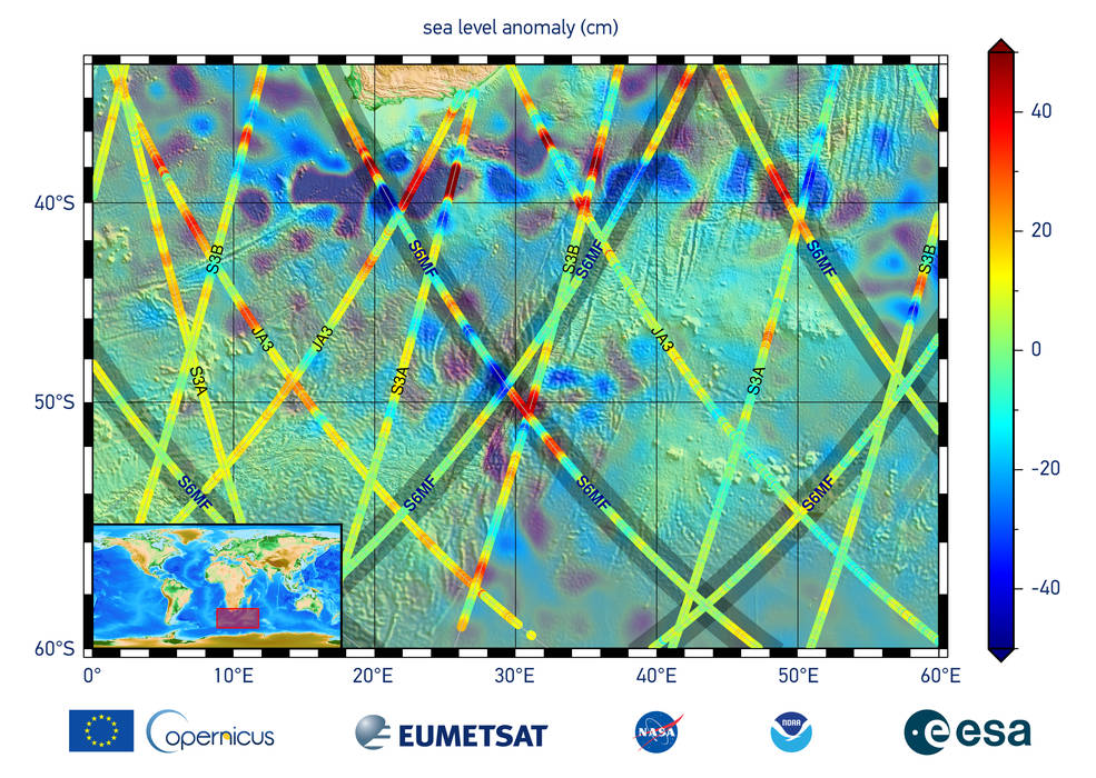 Sentinel-6A livello mari