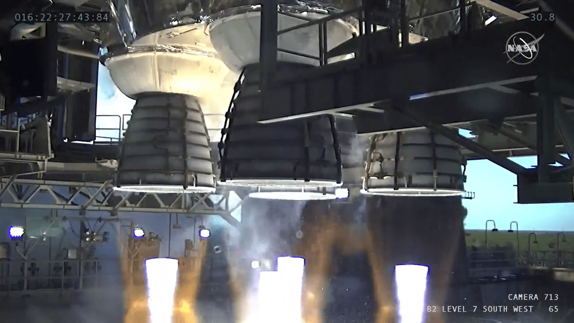 RS-25 SLS Static Fire