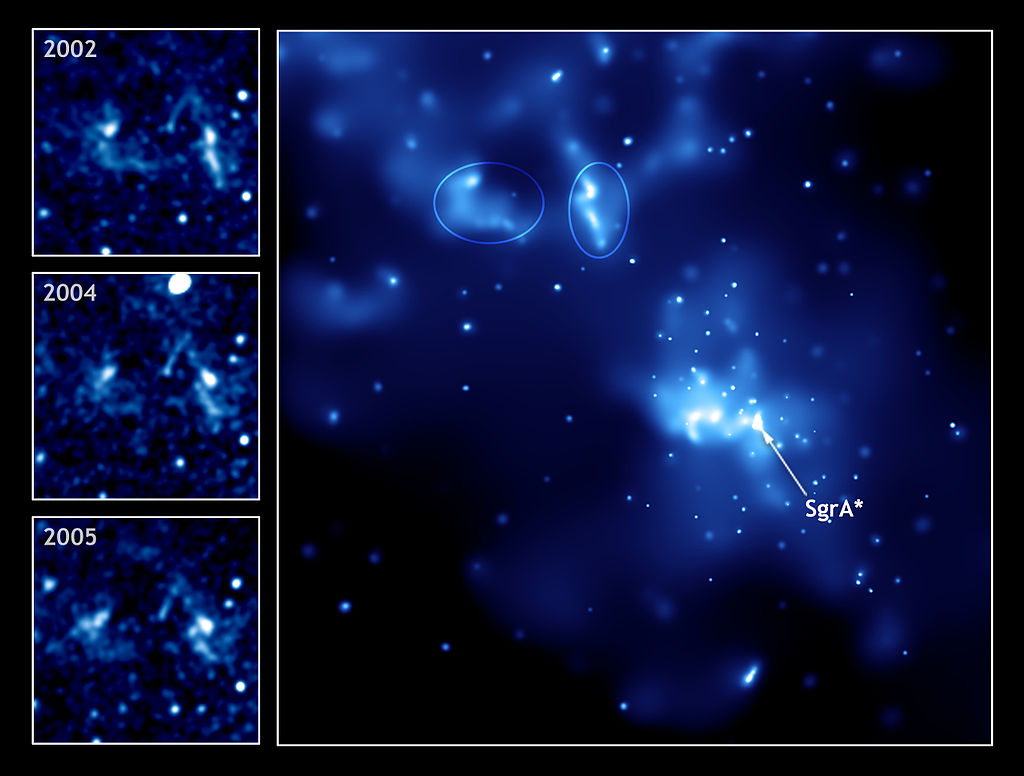 Sagittarius A* fotografato sempre da Chandra. Credits: NASA. 