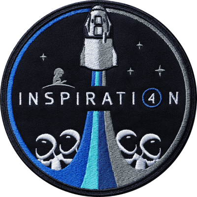 La patch della missione Inspiration4. Credits: Inspiration4. 