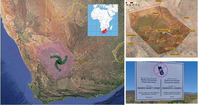 La Karoo Astronomy Advantage Area in Sudafrica, presso cui verranno installate le antenne di uno dei due radiotelescopi del progetto SKA. Credits: organizzazione SKA