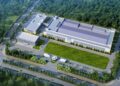 Un render di come sarà l'impianto di Geely per la produzione satellitare, una volta completato. Credits: Geely.