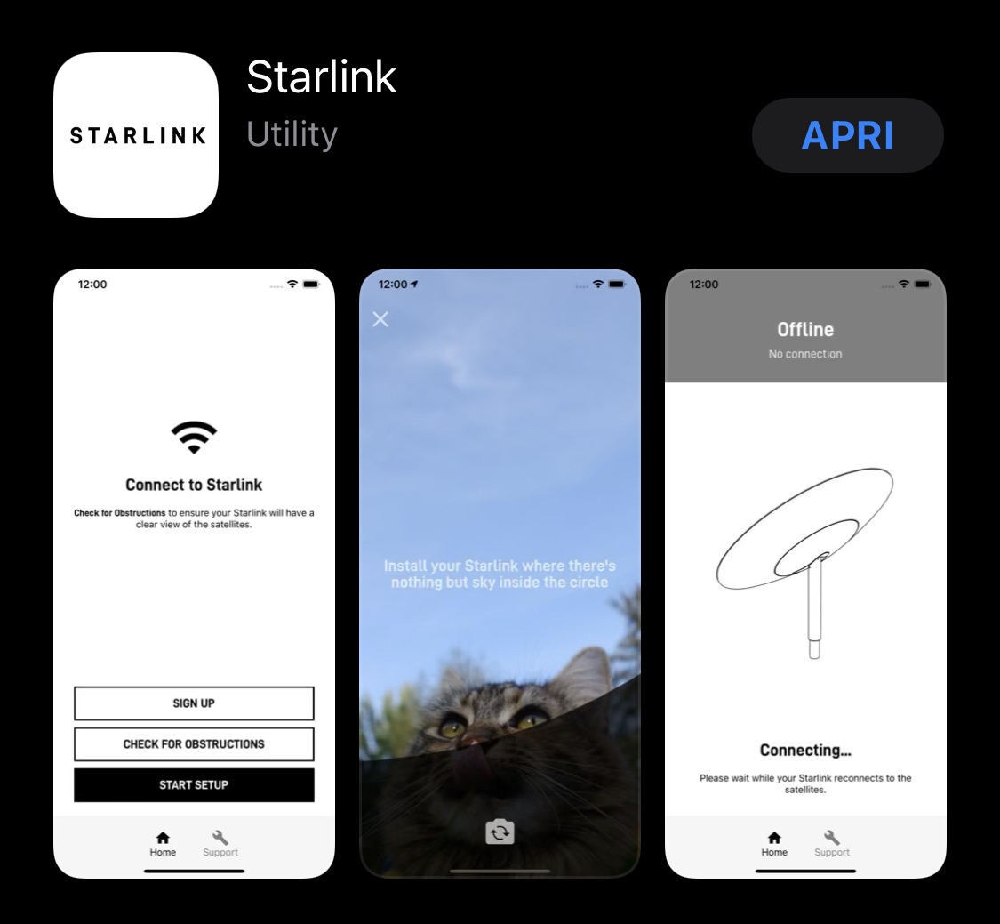 applicazione starlink