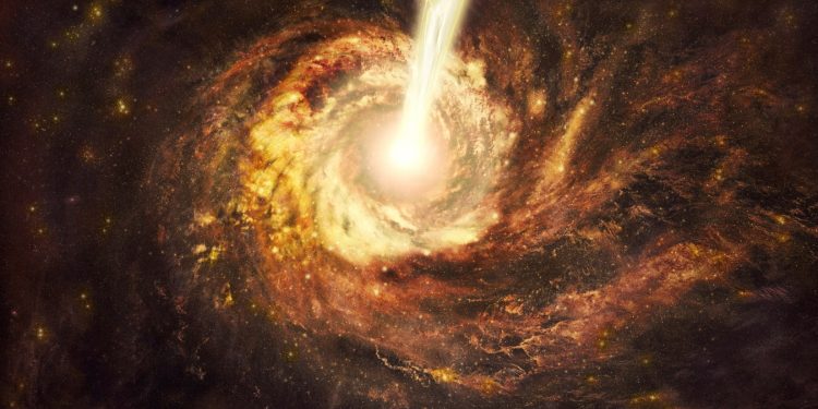 Quasar artistic image