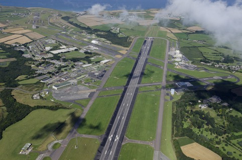 Vista aerea del Cornwall Spaceport – Credits John Fileding on flickr 