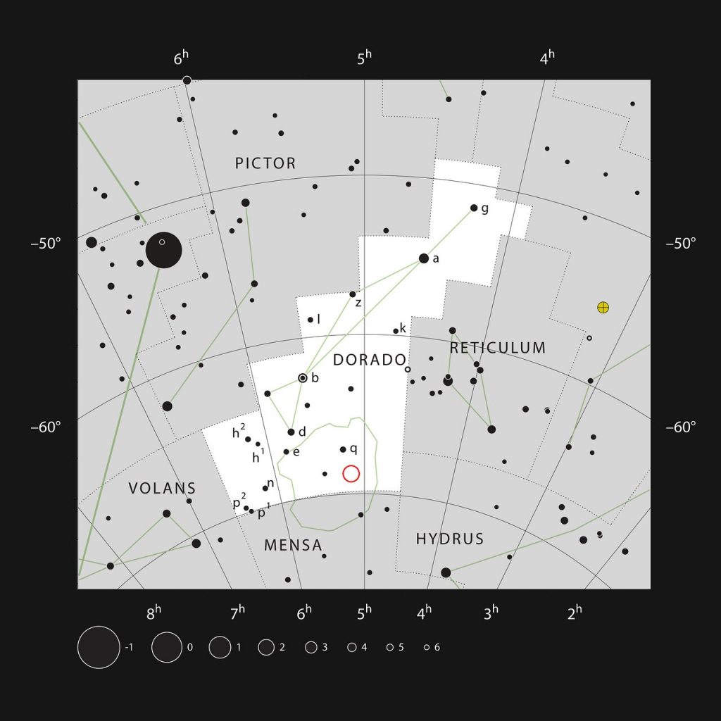 Posizione NGC 1850