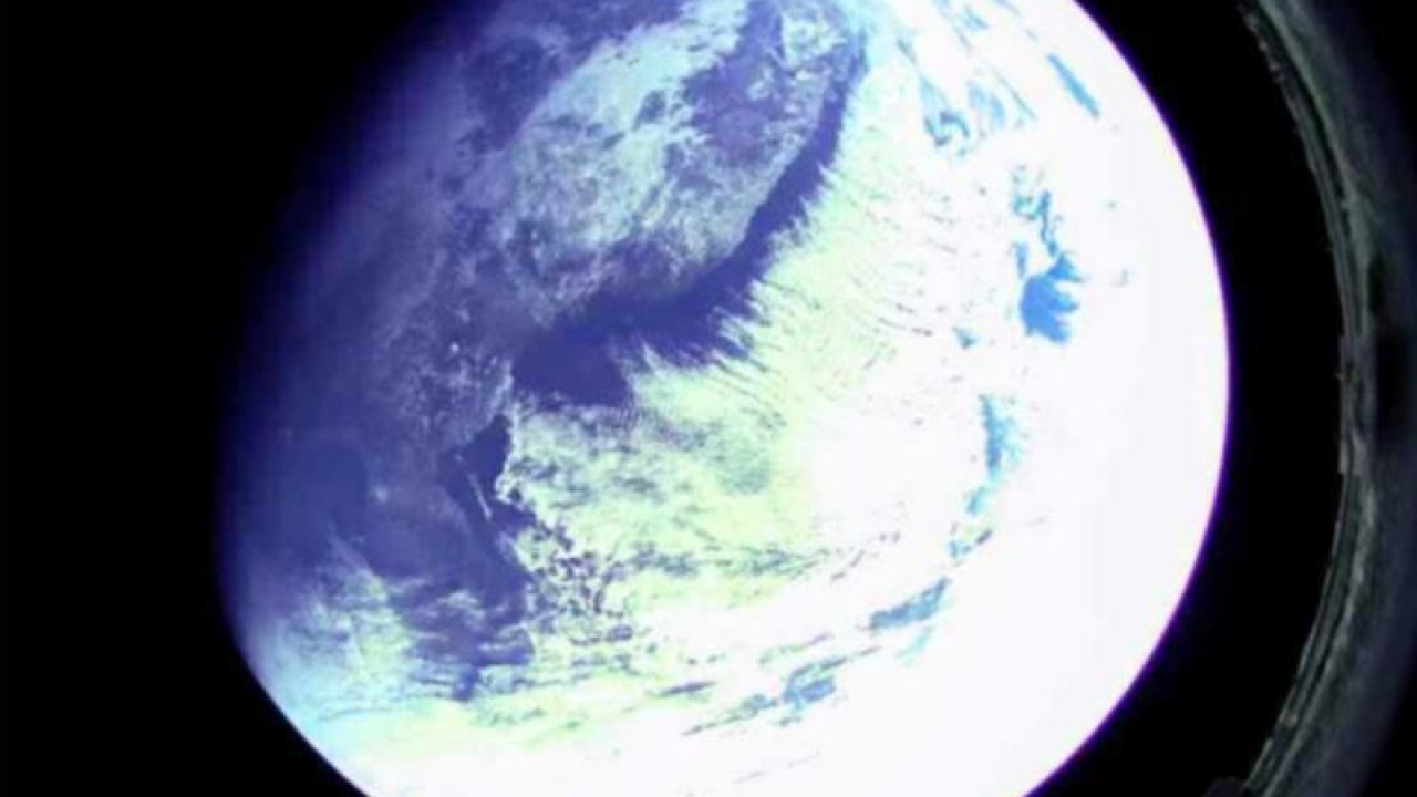 La foto scattata a fine gennaio durante un test suborbitale della Corea del Nord. 