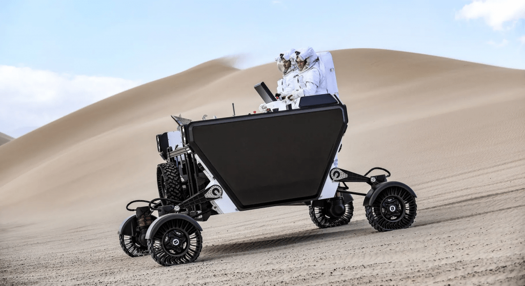 Il mockup del rover FLEX. Credits: Astrolab