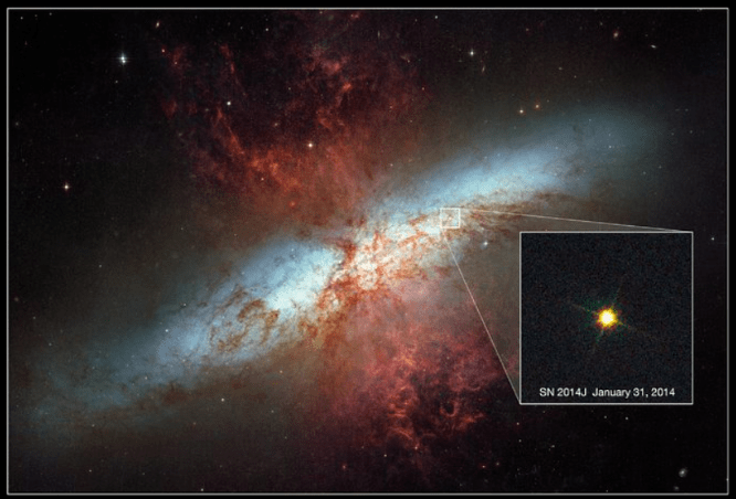 Hubble - supernovae