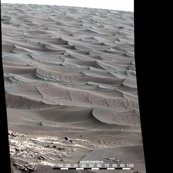 Increspature sabbia su Marte