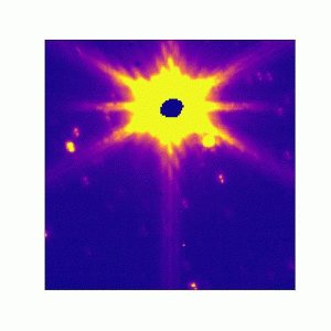 L'asteroide 6481 Tenzing mentre si muove sopra uno sfondo di stelle fisse. Credits: NASA, ESA, CSA, and B. Holler and J. Stansberry (STScI)