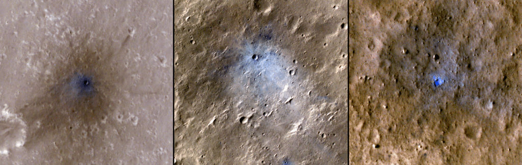 Crateri marziani MRO