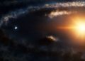 Rappresentazione artistica di un esopianeta in formazione all'interno del disco circumstellare che avvolge la stella. Crediti: M.Weiss/Center for Astrophysics | Harvard & Smithsonian