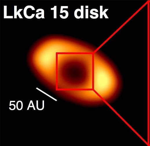 Disco circumstellare attorno a LkCA 15