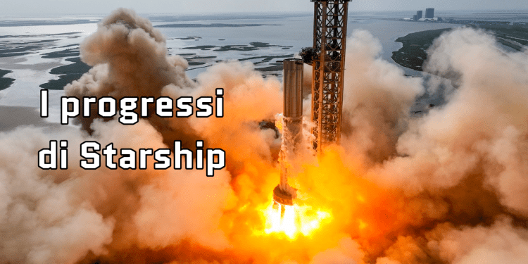 progressi di starship
