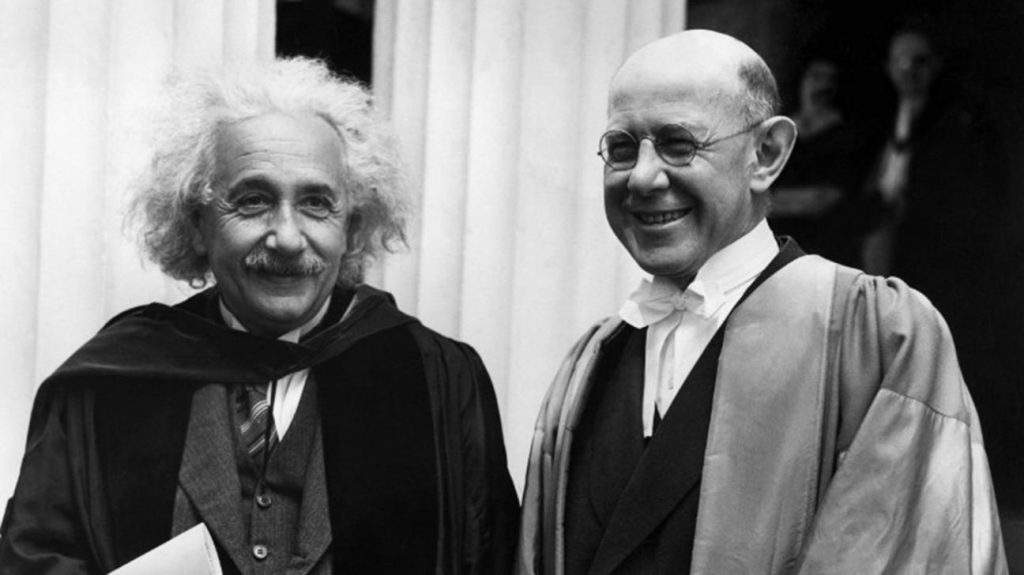 Albert Einstein (sinistra) e Nathan Rosen (destra).