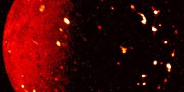 Giove infrarosso con Juno