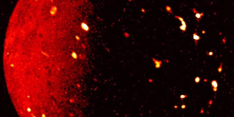 Giove infrarosso con Juno