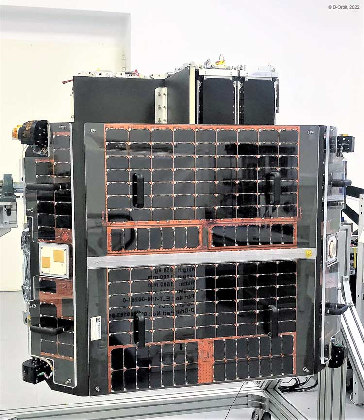 satellite ION prima del lancio
