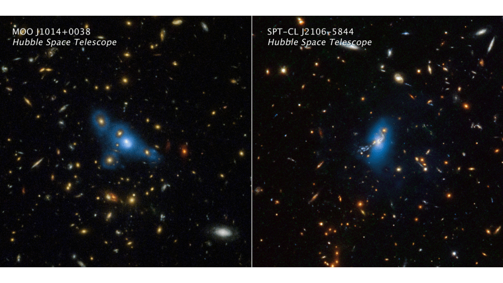 Ammassi di galassie e luce fantasma