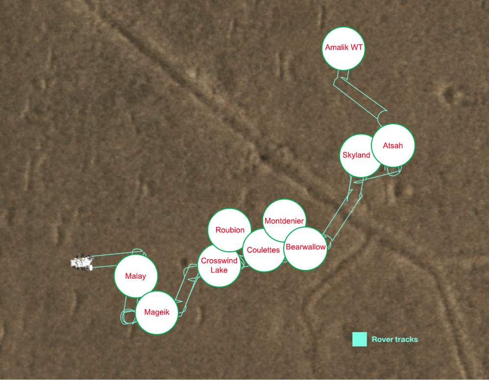 Mappa deposito campioni