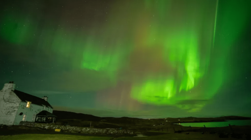 Aurora in Inghilterra