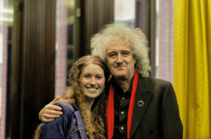 Hanny van Arkel e Brian May