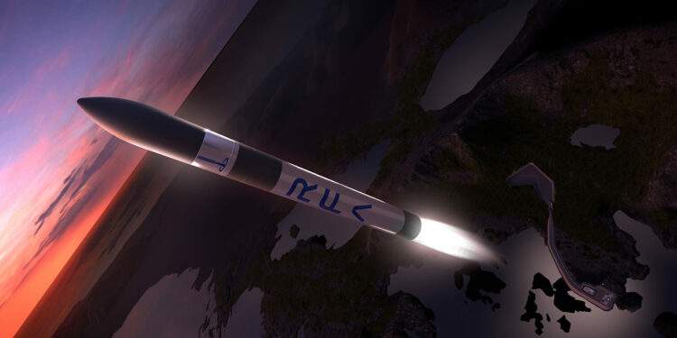 Un render del vettore RFA ONE.