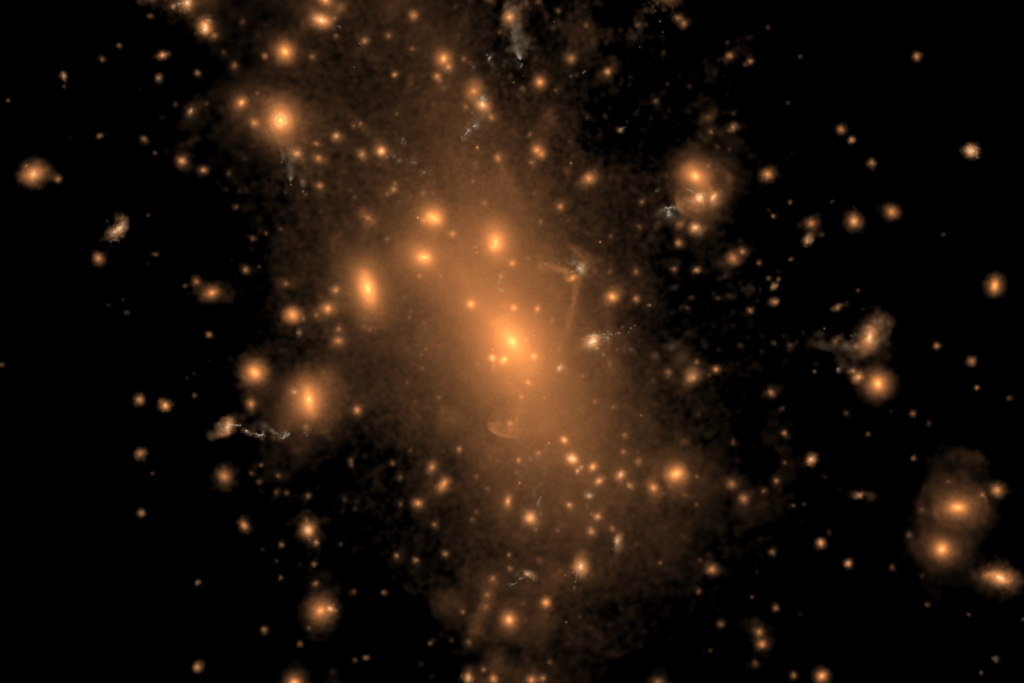 Ammassi massicci Illustris Simulation