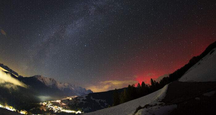 Aurora boreale 5 novembre