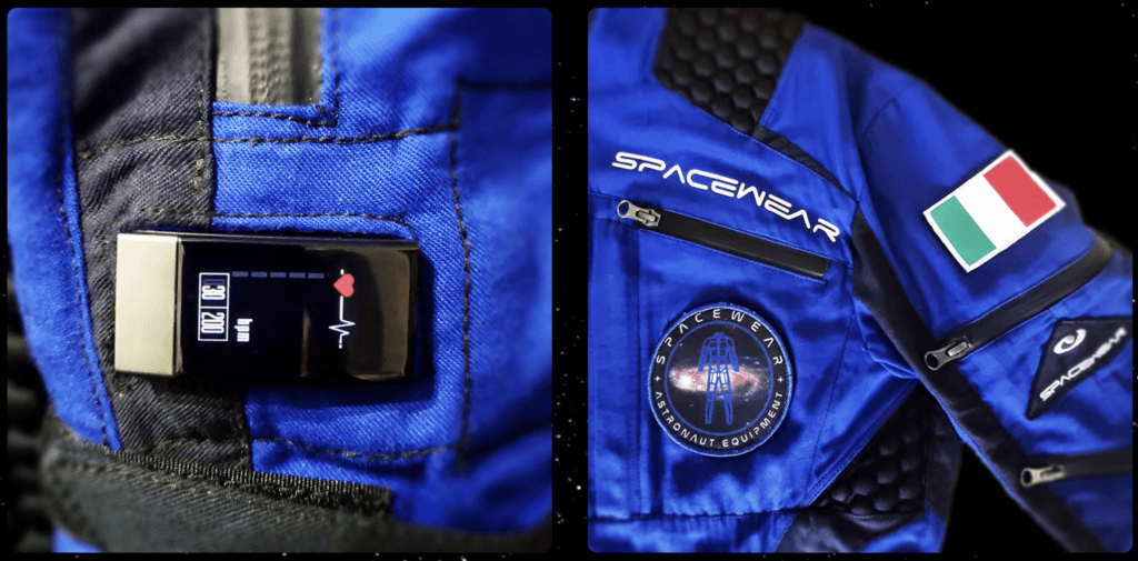 Due dettagli della tuta SFS2. Credits: Spacewear