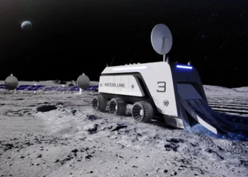 un mezzo di estrazione dell'He3 di Interlune. Credits: Interlune/TechCrunch