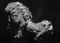 Immagine della cometa 67P/Churyumov-Gerasimenko fotografata dalla fotocamera NAVCAM di Rosetta il 19 settembre 2014. Credits: ESA/Rosetta/NAVCAM