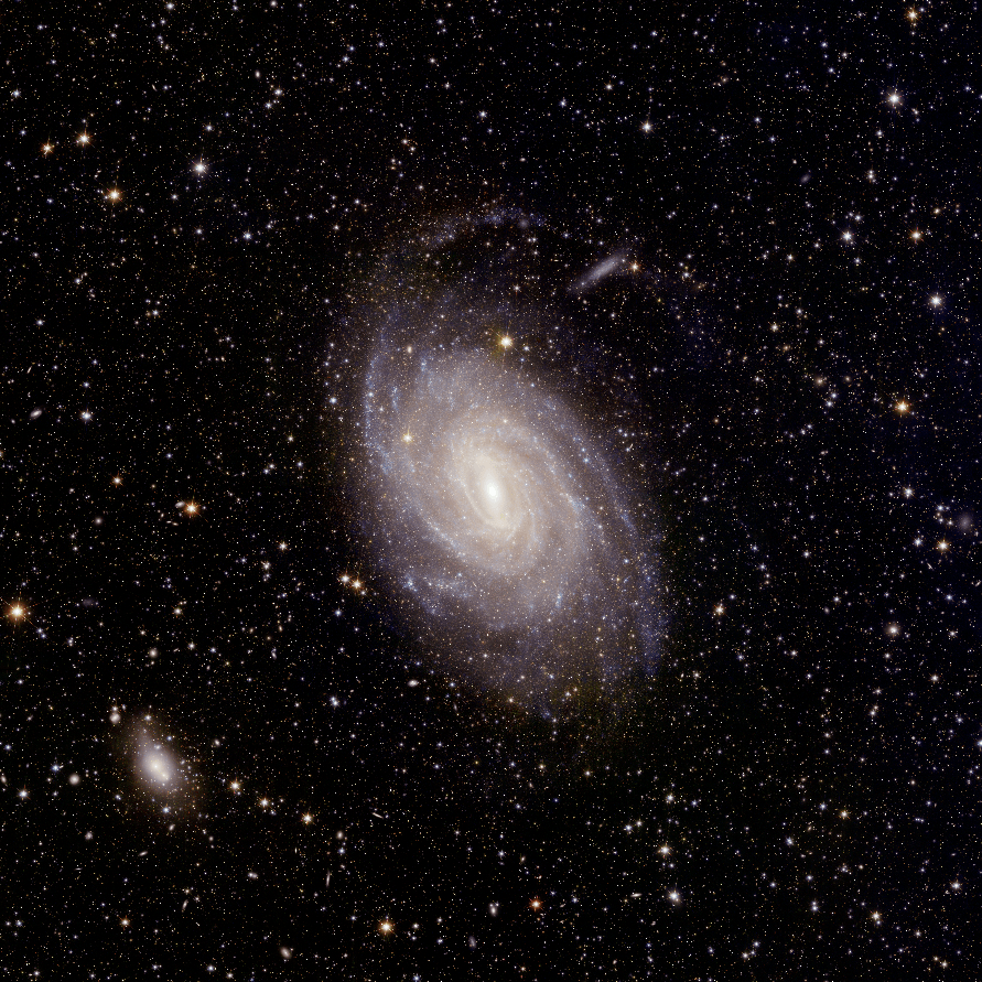 La galassia a spirale NGC 6744, fotografata con il telescopio spaziale Euclid. Credits: ESA/Euclid/Euclid Consortium/NASA