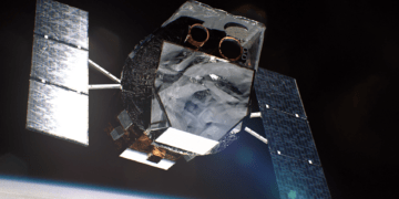 Il satellite Swift, collaborazione tra il Goddard Space Flight Center della NASA a Greenbelt, nel Maryland, Penn State a University Park, il Los Alamos National Laboratory nel New Mexico e Northrop Grumman Innovation Systems a Dulles, Virginia. Credits: NASA GSFC/Chris Smith (KBRwyle)