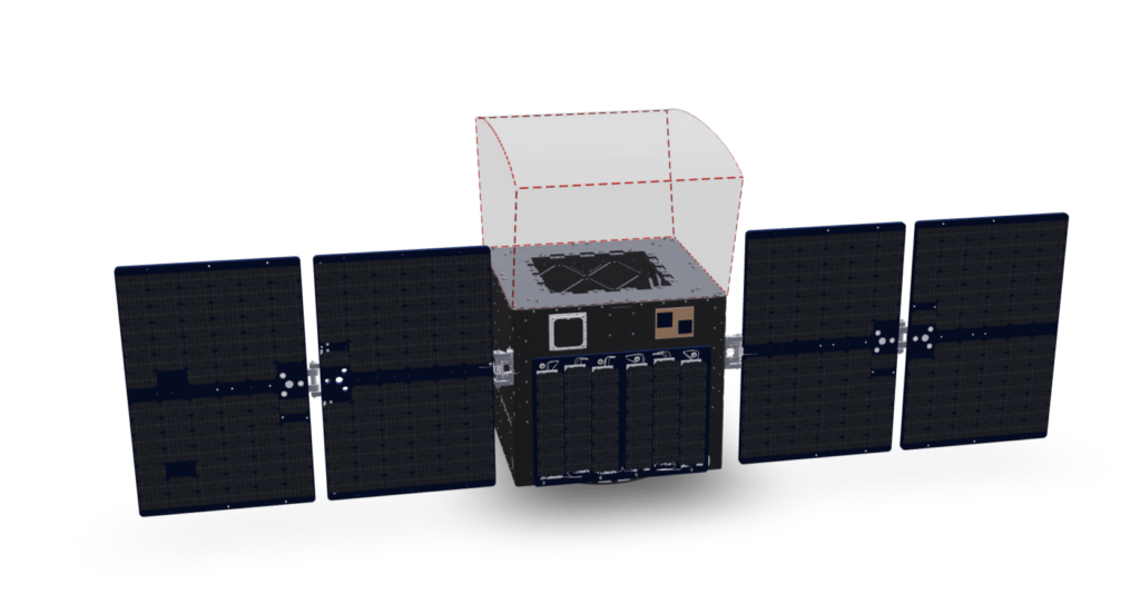 Un render del satellite Hawk Plus. Credits: Argotec.