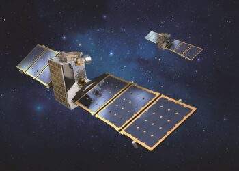 Rappresentazione artistica dei due satelliti della missione Janus della NASA. Credits: Lockheed Martin