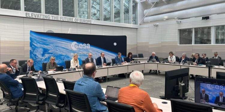 Il media briefing del 12 giugno 2025 in attesa del 334esimo Consiglio Ministeriale dell'ESA previsto per novembre 2025. Credits: ESA