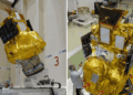 La missione SMILE di ESA-CAS presso il centro ESTEC dell'ESA durante i test. Credits: ESA/M. Roos