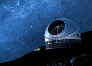 Render artistico del Thirty Meter Telescope. Credits: Thirty Meter Telescope