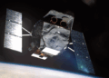 Rappresentazione artistica del Neil Gehrels Swift Observatory della NASA in orbita attorno alla Terra. Credits: NASA’s Goddard Space Flight Center/Chris Smith (KBRwyle)
