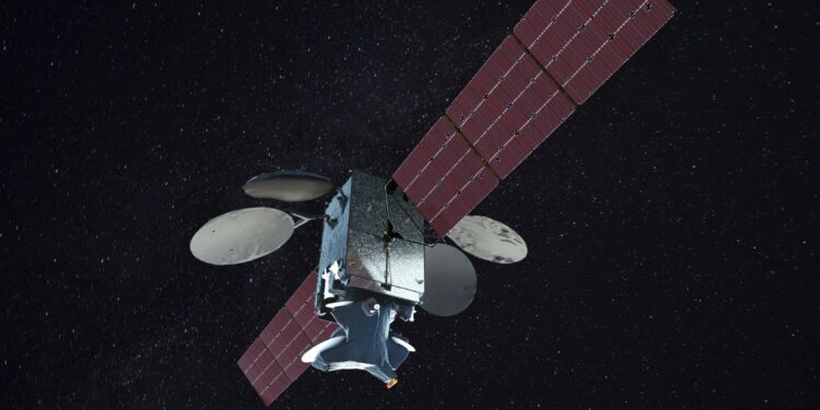 Render artistico di un satellite basato sulla piattaforma IM 1300 di Intuitive Machines. Credits: Intuitive Machines