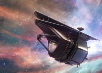 Render artistico del telescopio spaziale PRIMA. Credits: NASA JPL-Caltech