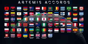 Paesi firmatari degli Accordi Artemis al 21 settembre 2026. Credits: NASA