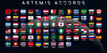Paesi firmatari degli Accordi Artemis al 23 settembre 2026. Credits: NASA