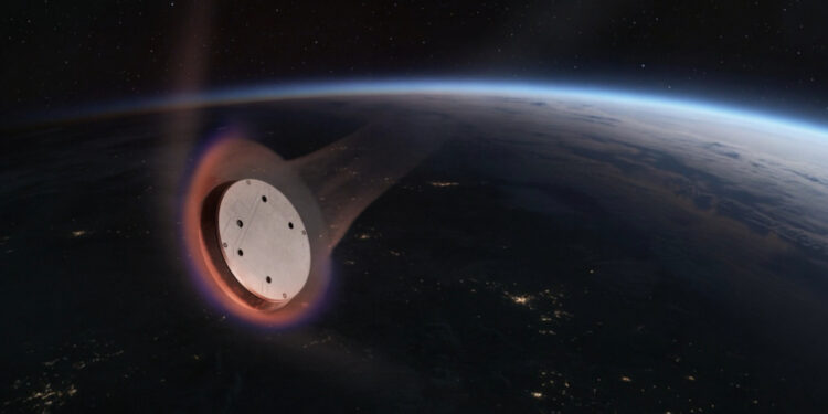 Render artistico della capsula Starfall di SpaceX. Credits: SpaceX